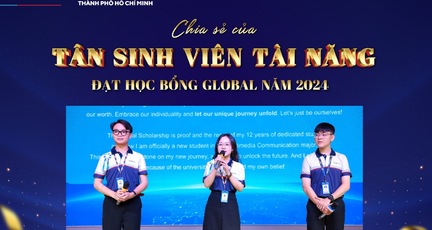 BÀI PHÁT BIỂU NHIỀU CẢM XÚC CỦA TÂN SINH VIÊN TÀI NĂNG ĐẠT HỌC BỔNG GLOBAL UMT NĂM 2024